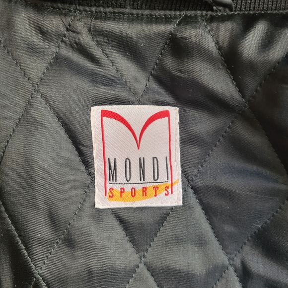Vintage Mondi Sports yellow and black bomber jacket size M-L. - Picture 6 of 6